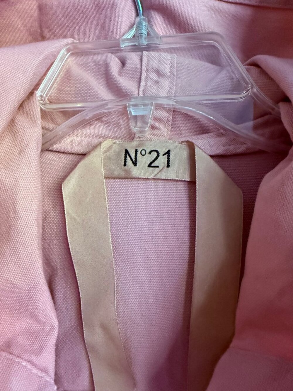Cropped oversized jacket - Picture 4 of 14
